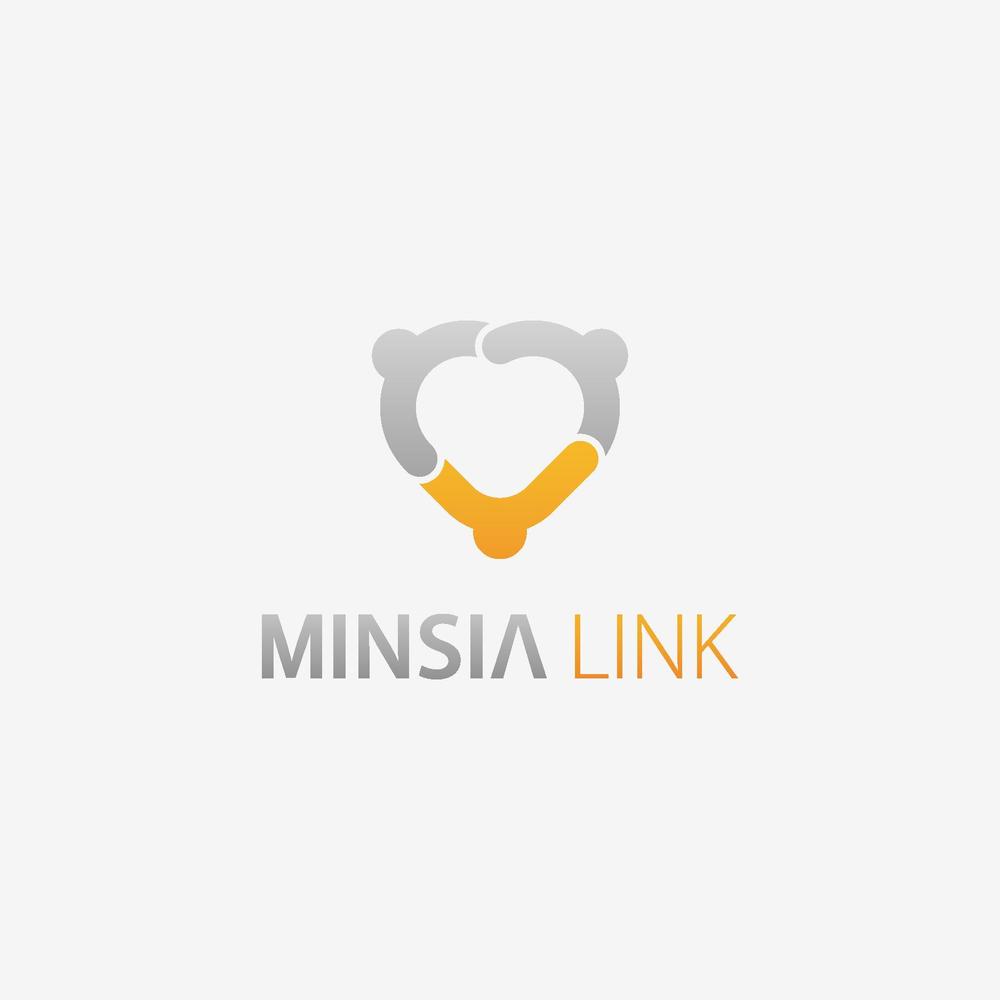 【ＭＩＮＳＩＡ　ＬＩＮＫ（ミンシアリンク）】会社設立のロゴ作成