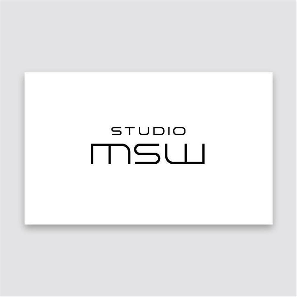 音楽リハーサルスタジオ「studio MSW」のロゴ