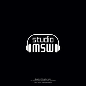 plus color (plus_color)さんの音楽リハーサルスタジオ「studio MSW」のロゴへの提案