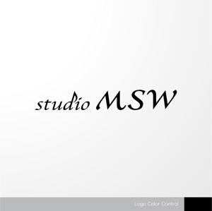 ＊ sa_akutsu ＊ (sa_akutsu)さんの音楽リハーサルスタジオ「studio MSW」のロゴへの提案