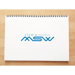 yusa_projectさんの音楽リハーサルスタジオ「studio MSW」のロゴへの提案