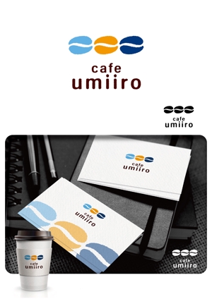 taka design (taka_design)さんの港のカフェ「cafeうみいろ」のロゴへの提案