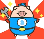 しろくじら+し (Shirokujira)さんの豚のキャラクターデザインへの提案