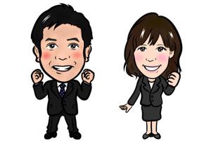 RYO ()さんのHP掲載用の社員紹介デフォルメ似顔絵（イラスト）への提案