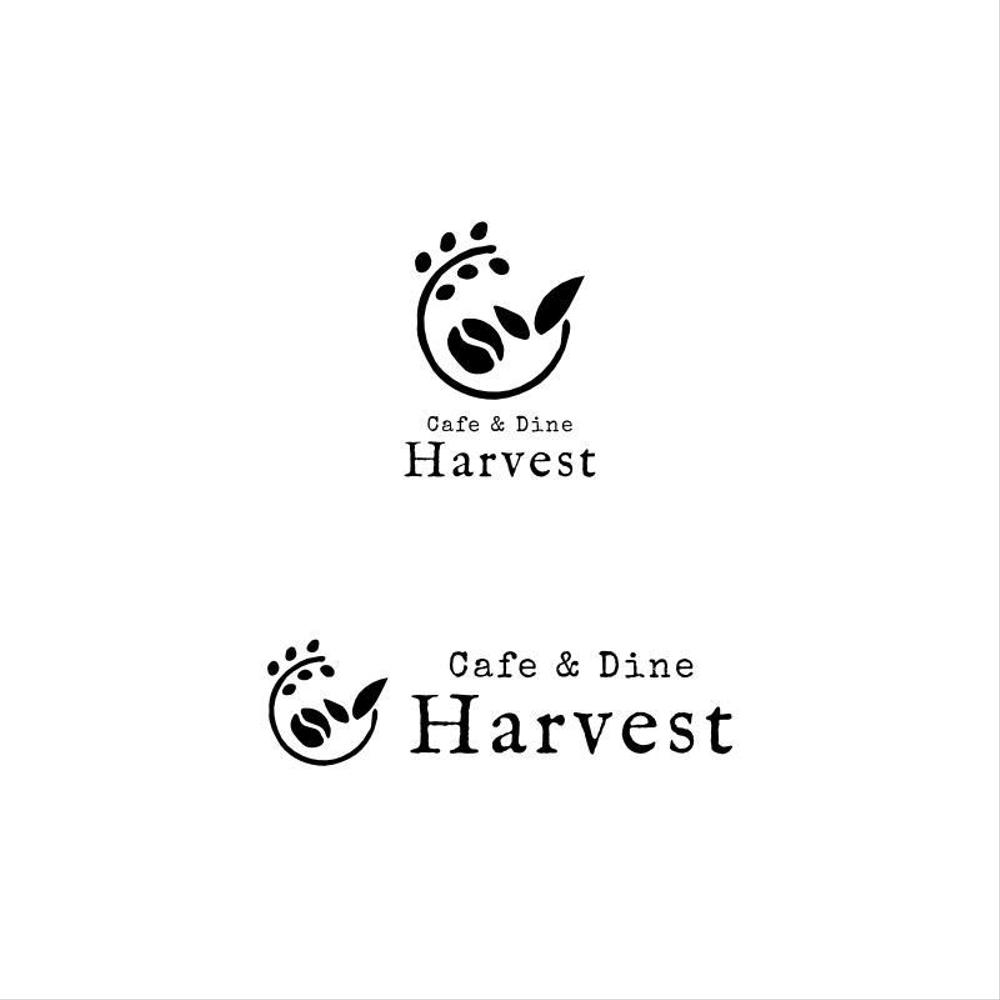 カフェ、レストラン「Harvest Cafe」のロゴ