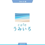 queuecat (queuecat)さんの港のカフェ「cafeうみいろ」のロゴへの提案