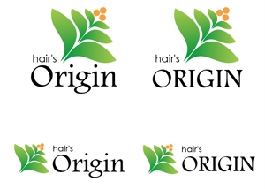 sametさんの「hair's Origin」のロゴ作成への提案