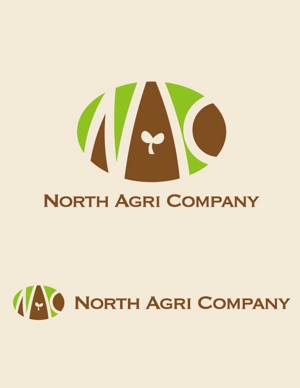 cocoloco (cocoloco_dh)さんの農業法人で 生産～加工～販売「 株式会社ＮＡＣ」(North Agri Company)のロゴ作成への提案