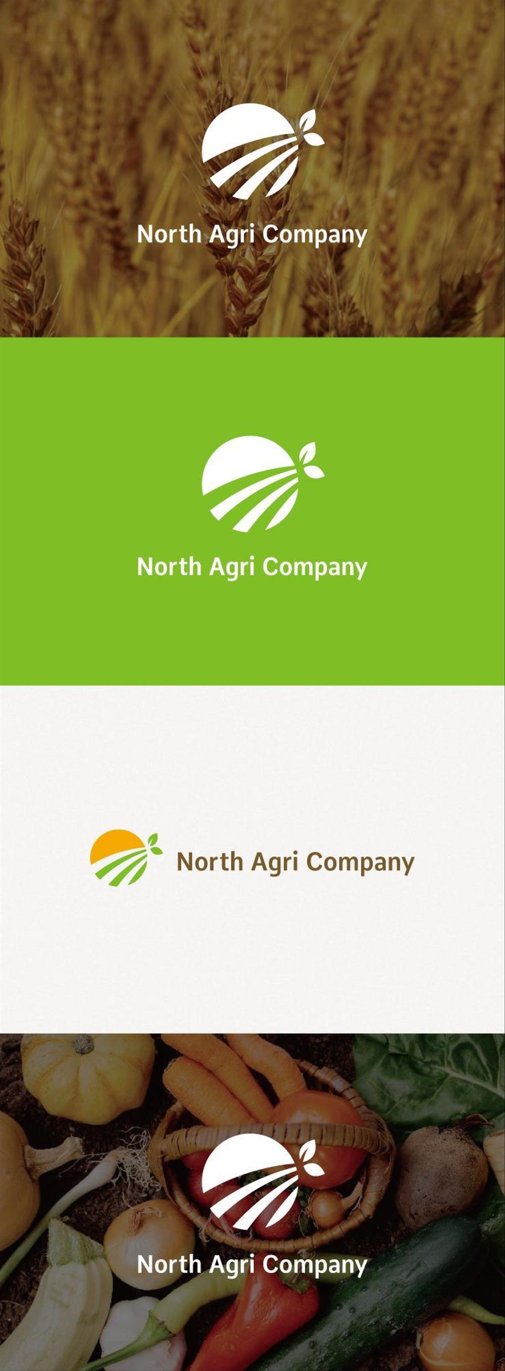 農業法人で 生産～加工～販売「 株式会社ＮＡＣ」(North Agri Company)のロゴ作成