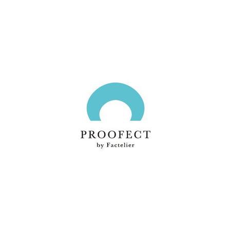 Coconotsu (koma58)さんのアパレルブランド ファクトリエの機能性衣料(撥水など防汚れ)の「PROOFECT」 のロゴデザインへの提案