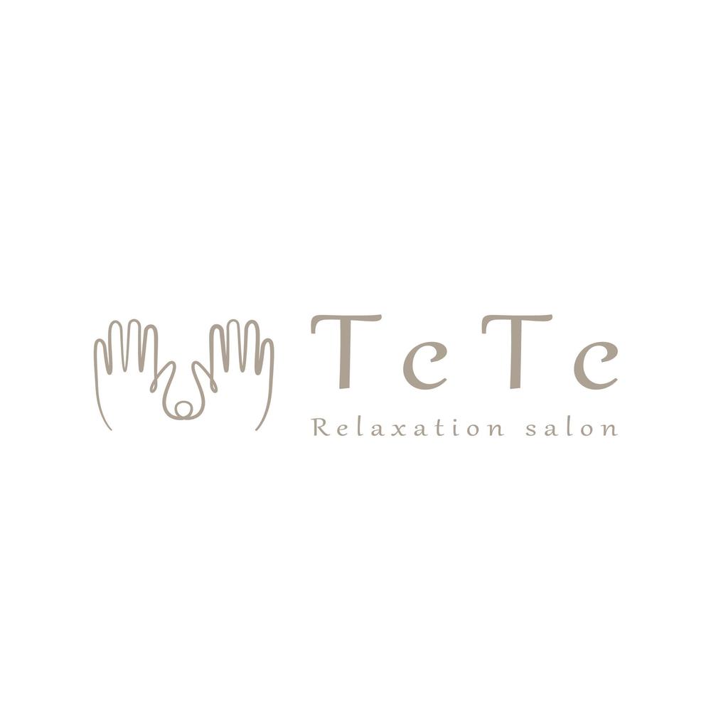 リラぐゼーションサロン「TeTe」のイラストロゴ
