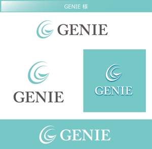 FISHERMAN (FISHERMAN)さんの美容機器メーカー　株式会社GENIEのロゴと字体のデザインを依頼です。への提案