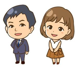 chika (chika_yamamoto)さんのHP掲載用の社員紹介デフォルメ似顔絵（イラスト）への提案