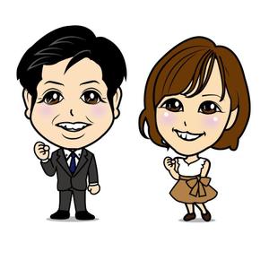 うさぎいち (minagirura27)さんのHP掲載用の社員紹介デフォルメ似顔絵（イラスト）への提案