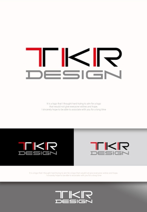 魔法スタジオ (mahou-phot)さんのデザイン会社「株式会社TKRデザイン」のロゴへの提案