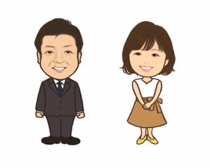ひなた (hinatahondaart)さんのHP掲載用の社員紹介デフォルメ似顔絵（イラスト）への提案
