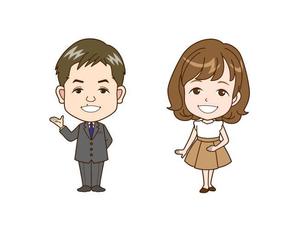 hana (hana-kt)さんのHP掲載用の社員紹介デフォルメ似顔絵（イラスト）への提案