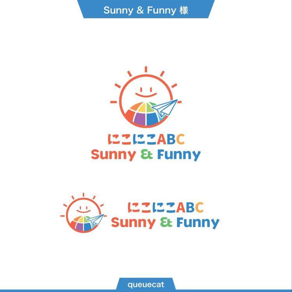 英会話教室 「にこにこABC Sunny & Funny」 のロゴ