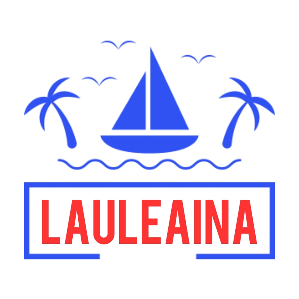 海関係の会社のロゴ 会社名の意味はハワイ語で幸福になれる場所です！
