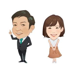 10304 (103041104)さんのHP掲載用の社員紹介デフォルメ似顔絵（イラスト）への提案