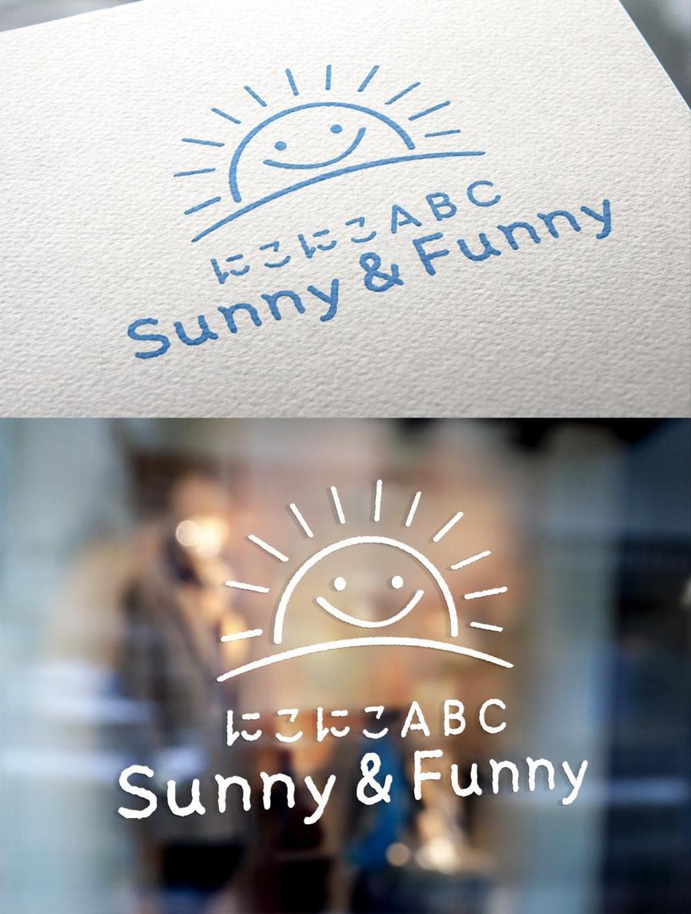 英会話教室 「にこにこABC Sunny & Funny」 のロゴ