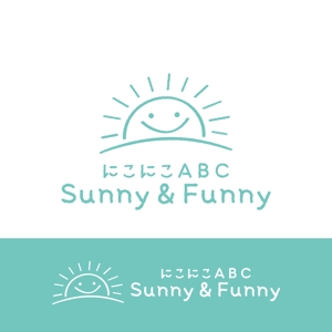 m_mtbooks (m_mtbooks)さんの英会話教室 「にこにこABC Sunny & Funny」 のロゴへの提案