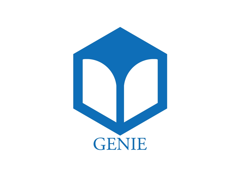 美容機器メーカー　株式会社GENIEのロゴと字体のデザインを依頼です。.jpg