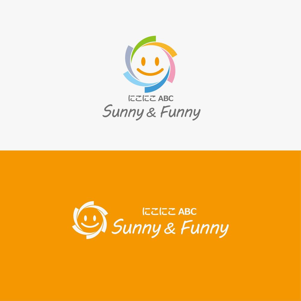 英会話教室 「にこにこABC Sunny & Funny」 のロゴ