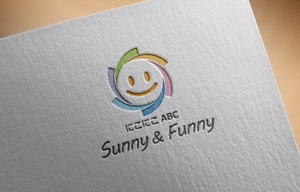 haruru (haruru2015)さんの英会話教室 「にこにこABC Sunny & Funny」 のロゴへの提案