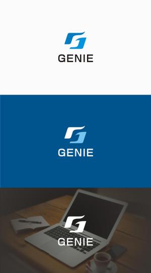 はなのゆめ (tokkebi)さんの美容機器メーカー　株式会社GENIEのロゴと字体のデザインを依頼です。への提案