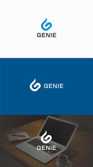 はなのゆめ (tokkebi)さんの美容機器メーカー　株式会社GENIEのロゴと字体のデザインを依頼です。への提案