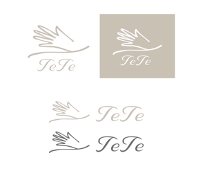 itokir design (itokiri_design)さんのリラぐゼーションサロン「TeTe」のイラストロゴへの提案