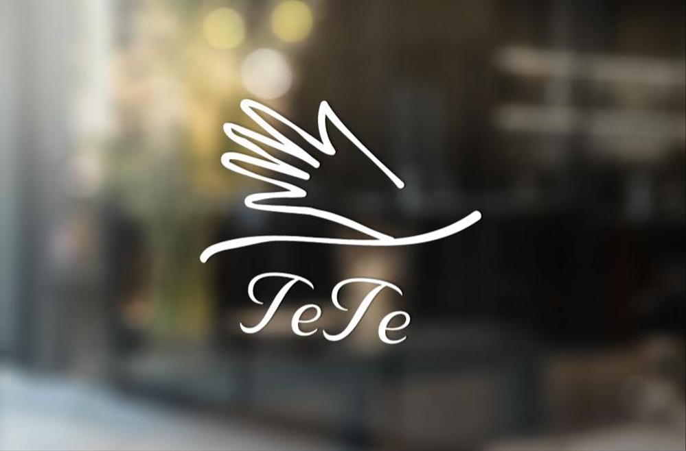 リラぐゼーションサロン「TeTe」のイラストロゴ