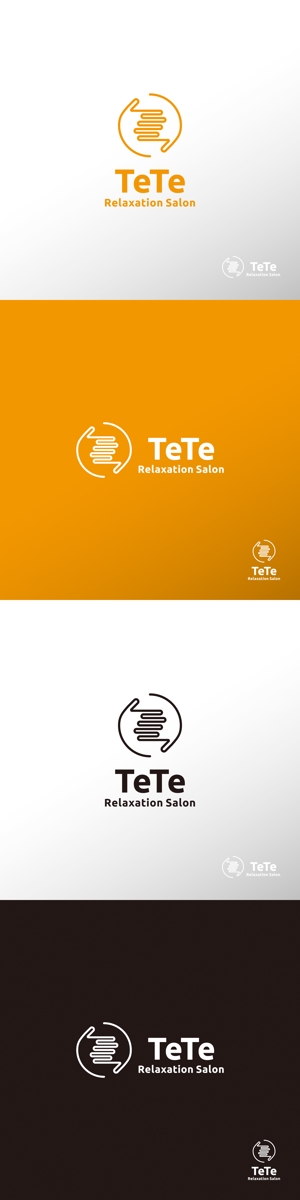 doremi (doremidesign)さんのリラぐゼーションサロン「TeTe」のイラストロゴへの提案