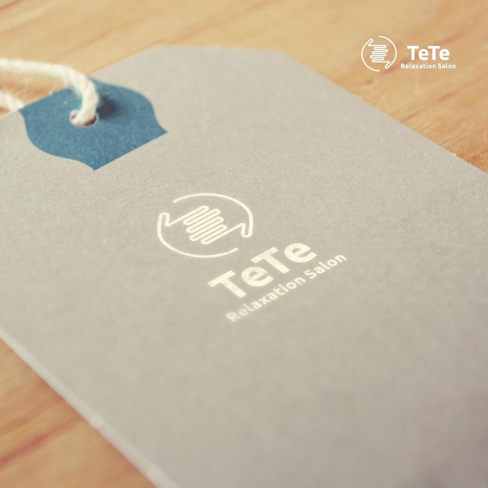 リラぐゼーションサロン「TeTe」のイラストロゴ