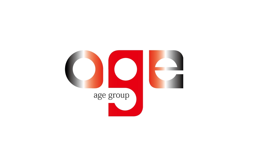 「age エージグループ」のロゴ作成