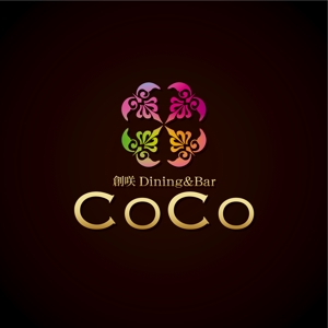 oo_design (oo_design)さんの「創咲Dining&Ber CoCo　　　　　」のロゴ作成への提案