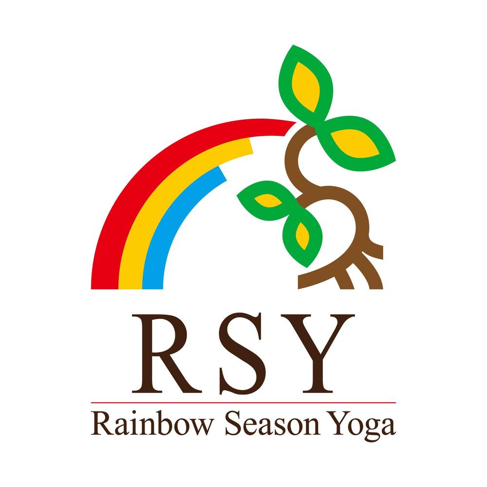 ヨガ教室「RSY  Rainbow Season Yoga」のロゴ