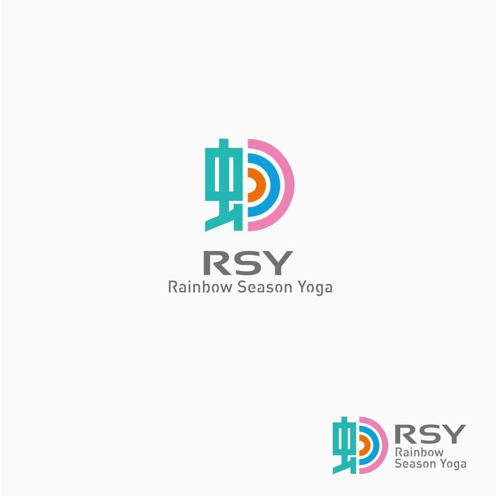 ヨガ教室「RSY  Rainbow Season Yoga」のロゴ