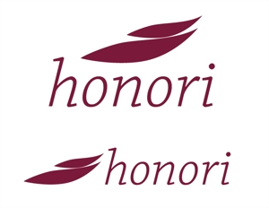 sametさんの「honori」のロゴ作成への提案