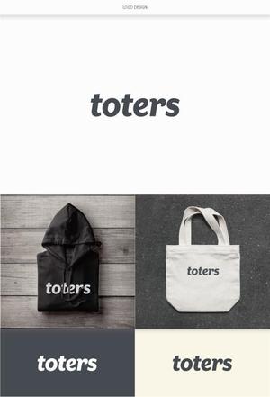 DeeDeeGraphics (DeeDeeGraphics)さんのトートバッグ、Tシャツ、ポロシャツ等のブランド「toters」のロゴへの提案