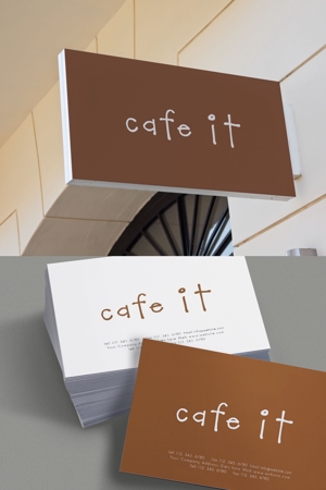 YOO GRAPH (fujiseyoo)さんのカフェ　ｃａｆｅ　ｉｔへの提案