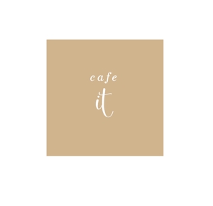 itokir design (itokiri_design)さんのカフェ　ｃａｆｅ　ｉｔへの提案