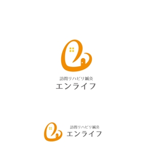 marutsuki (marutsuki)さんの訪問リハビリ鍼灸「エンライフ」のロゴデザインへの提案