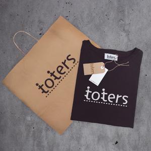 plus color (plus_color)さんのトートバッグ、Tシャツ、ポロシャツ等のブランド「toters」のロゴへの提案