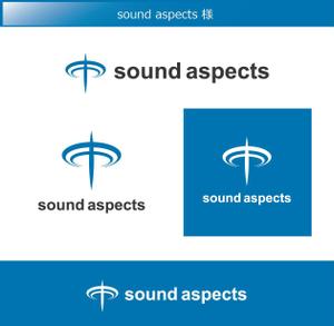 FISHERMAN (FISHERMAN)さんの【選定確約】インターネット関連事業新会社「株式会社サウンドアスペクツ」の会社ロゴ制作依頼への提案
