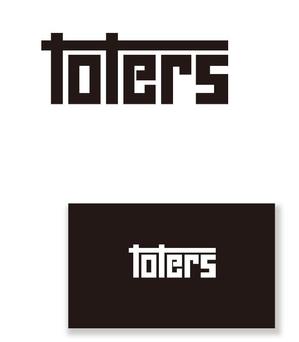 serve2000 (serve2000)さんのトートバッグ、Tシャツ、ポロシャツ等のブランド「toters」のロゴへの提案