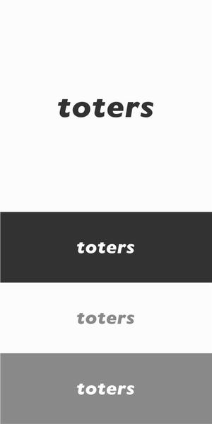 designdesign (designdesign)さんのトートバッグ、Tシャツ、ポロシャツ等のブランド「toters」のロゴへの提案