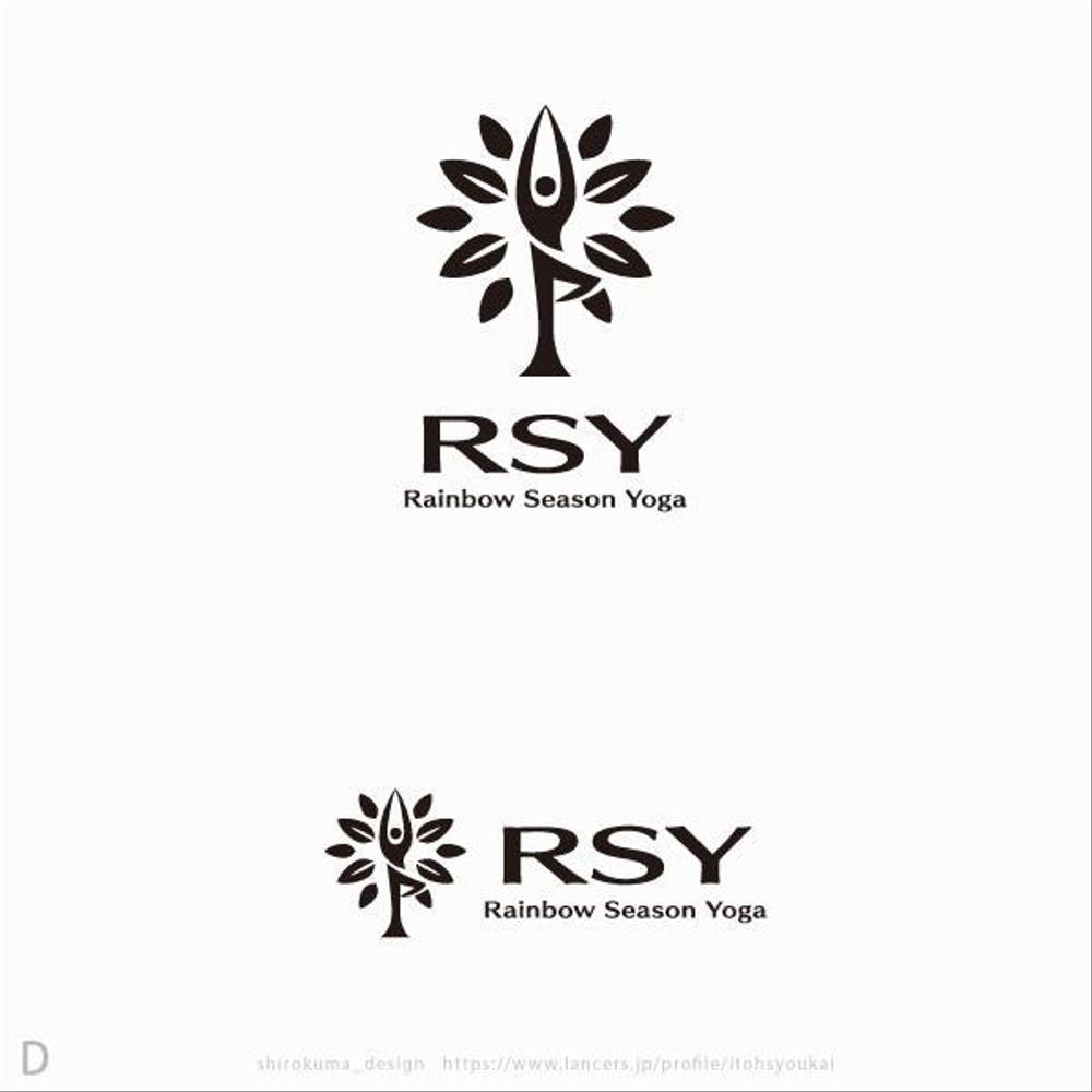 ヨガ教室「RSY  Rainbow Season Yoga」のロゴ