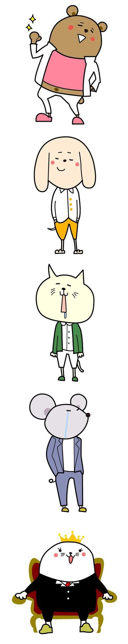 kojo (kojo)さんのださかわ動物キャラクター制作への提案